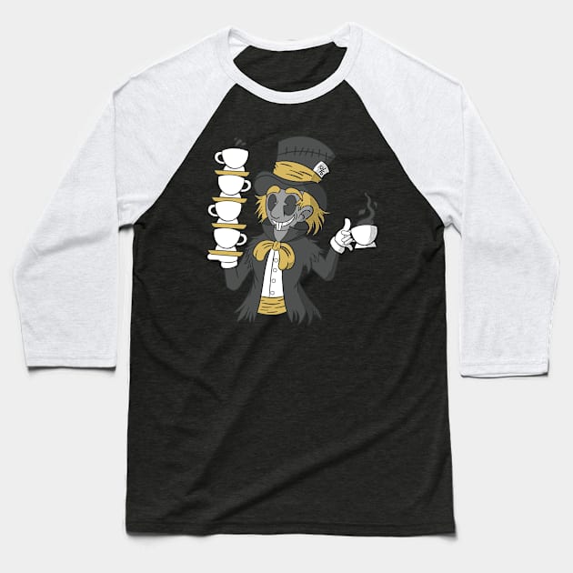 Old School Mad Hatter Baseball T-Shirt by GoldenHorror